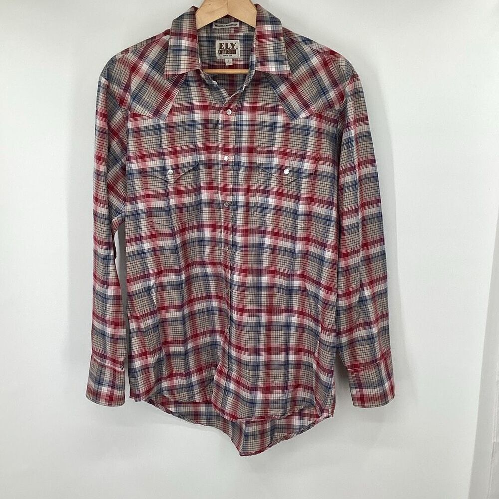 Men's Ely Cattleman Pearl Snap Western Shirt‎
